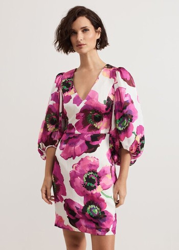 Phase Eight Fiona Floral Dress Multicolor USA | 1795620-PN